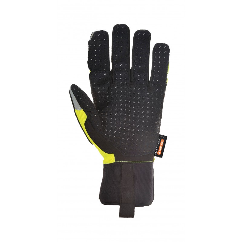 HEXARMOR GANTS RÉSISTANTS AUX COUPURES, TAILLE M (8), 10 ½PO, GRIS/JAUNE,  NITRILE, RÉSISTE AUX CHOCS, PAIRE - Gants tricotés et résistants aux  coupures - HEX2090X-M