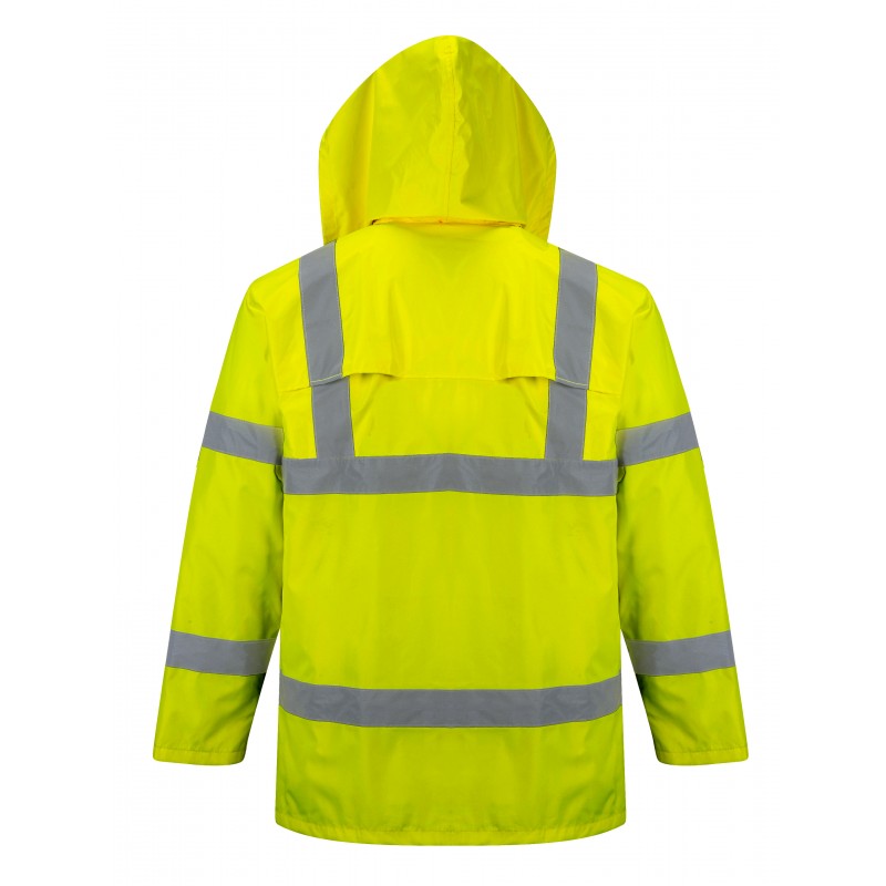 Veste de pluie Hi-Vis bicolore couleur : Jaune/Noir taille XXXL