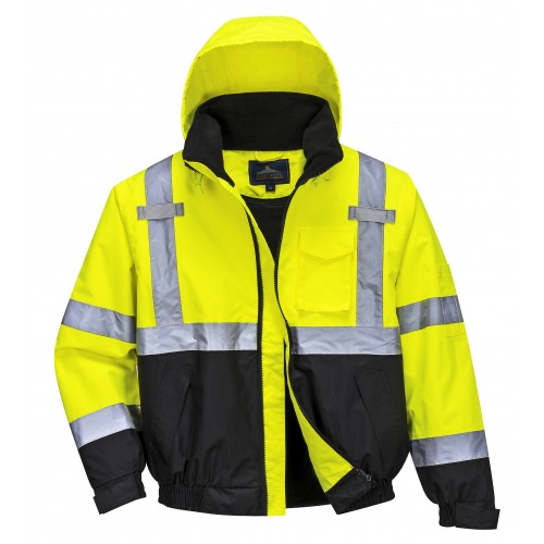 BLOUSON BOMBER HI-VIS IMPERMEABLE