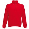Sweat shirt col zippé Sc165 Red
