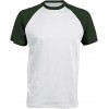 T-shirt homme K330 blanc / forest green