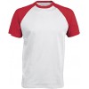 T-shirt homme K330 blanc / rouge