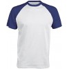 T-shirt homme K330 blanc / royal blue