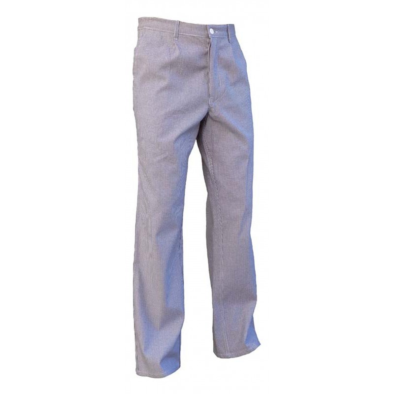 Pantalon de cuisine elastique 100% coton CARLO - BGA Vêtements
