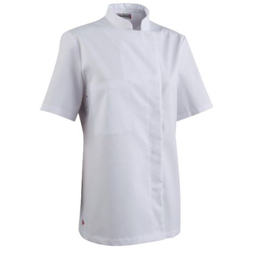 VESTE CUISINE FEMME BUSI MC BLANC