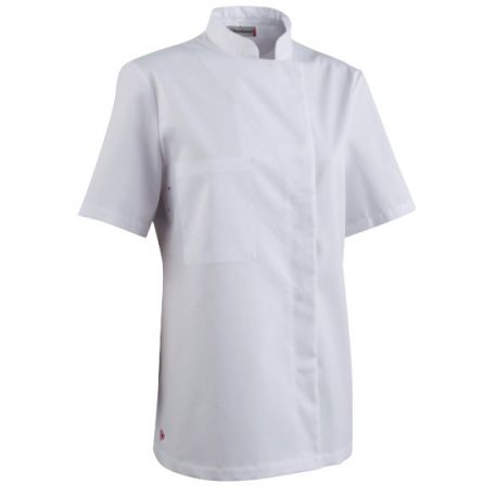 VESTE CUISINE FEMME BUSI MC BLANC