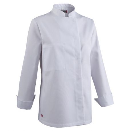 VESTE CUISINE FEMME BUSI ML BLANC