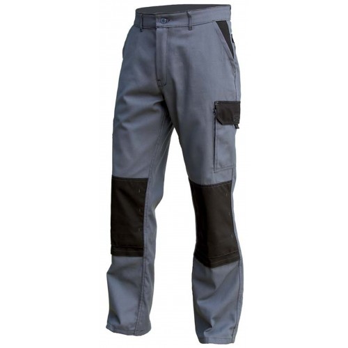 Pantalon de travai Typhon avec renfort gris