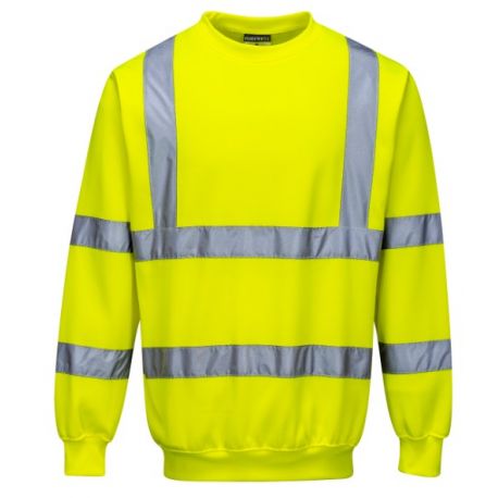 SWEAT-SHIRT HAUTE VISIBILITE JAUNE