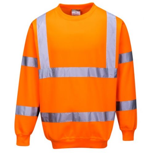 SWEAT-SHIRT HAUTE VISIBILITE ORANGE