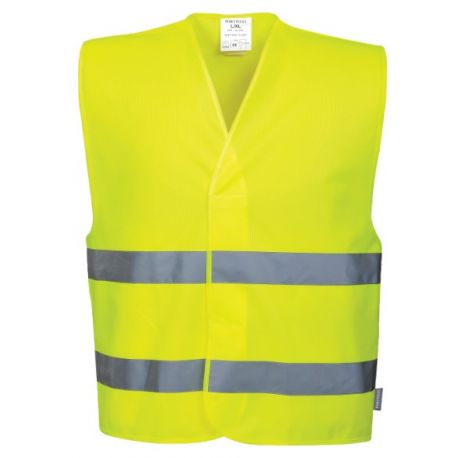 HiViz Gilet Réfléchissant Sécurité Trafic Haute Visibilité Police Veste  Workwear