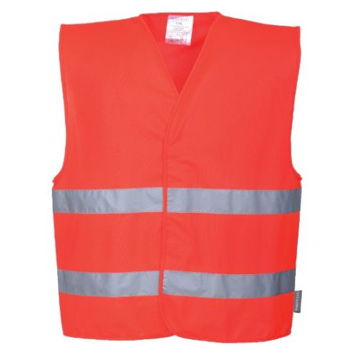 GILET HAUTE VISIBILITE ROUGE