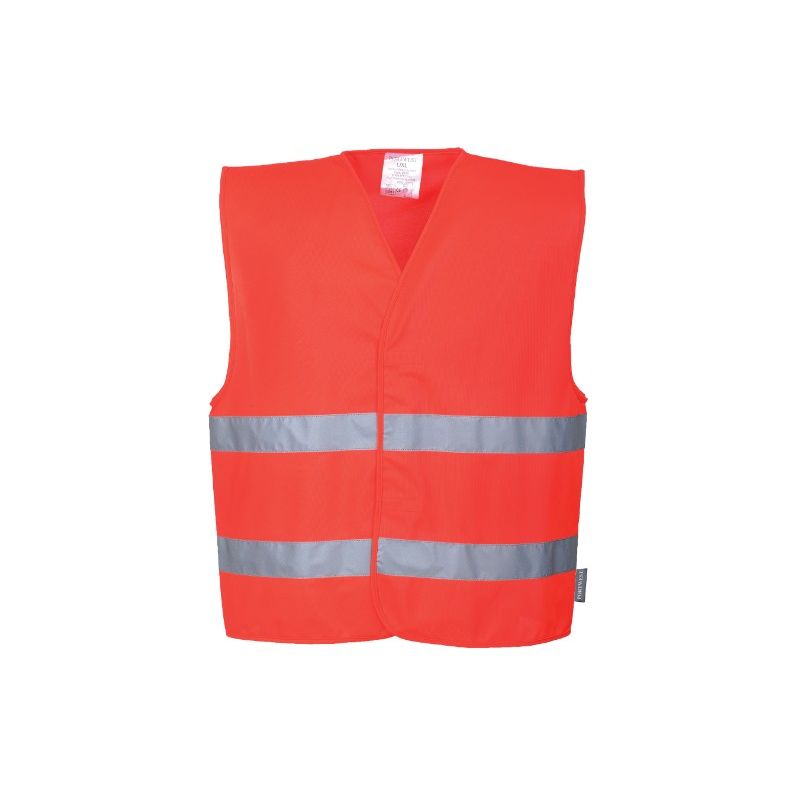 gilet reflechissant rouge