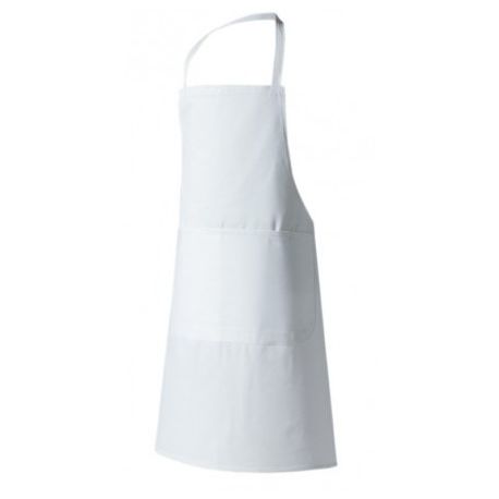 Tablier de cuisine en coton blanc