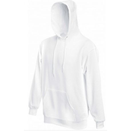 Sweat à capuche Sc244c blanc