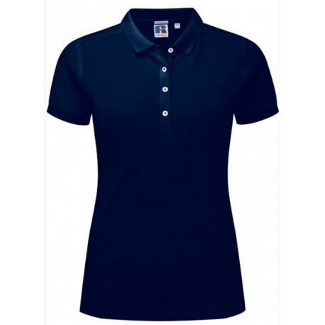 Polo femme Russell Ru566f marine