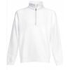 Sweat-shirt col zippé Sc165 Fruit of the loom blanc