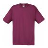 T-shirt homme col rond Sc6 fil belcoro burgundy
