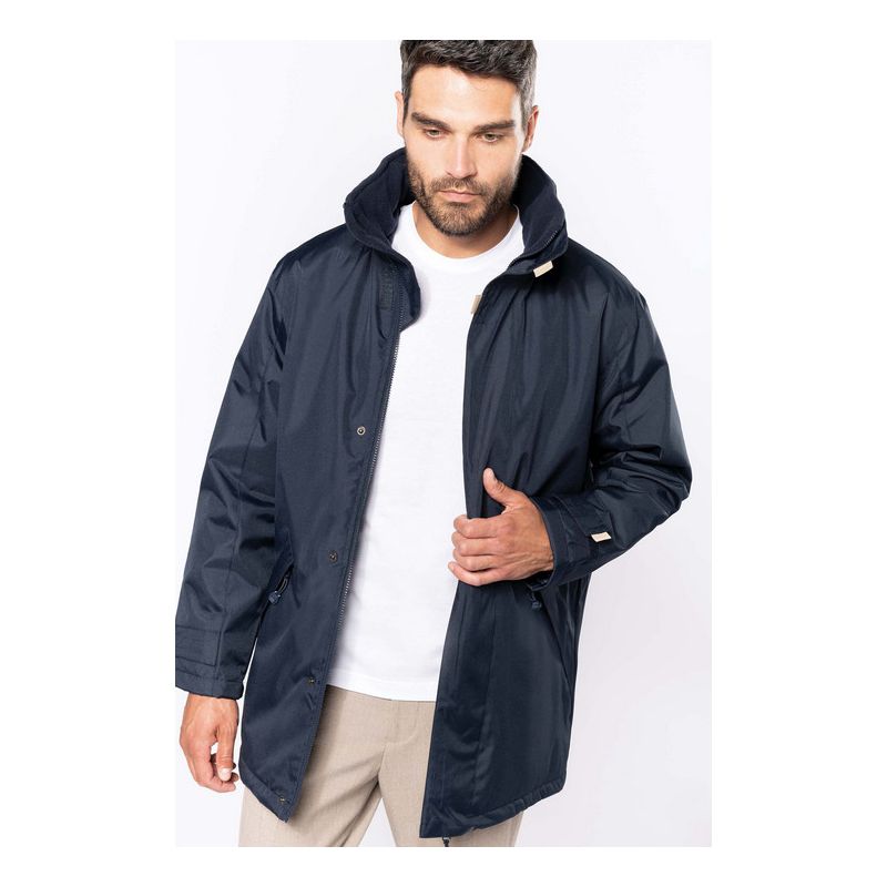 Parka hiver matelassé K677 col doublé polaire