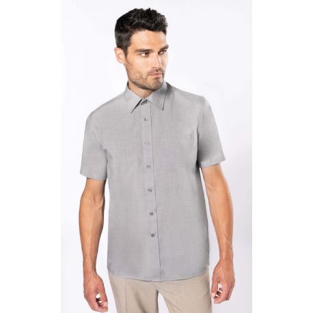 CHEMISE K551 HOMME MANCHES COURTES COULEURS