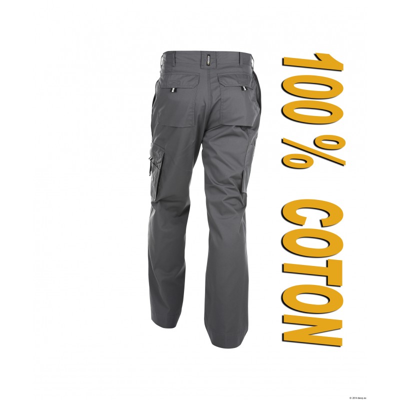 Pantalon de cuisine professionnel de travail 100% coton homme