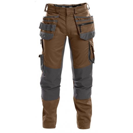 Pantalon de travail multipoches Flux Argile