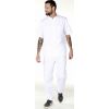 TUNIQUE HOMME COL OFFICIER BLANC P/C