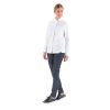 VESTE CUISINE FEMME ML BLANC + BRODERIE