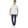 Polo homme blanc MC + Broderie Logo