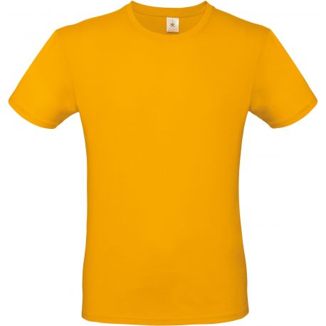 tee shirt homme en coton jaune