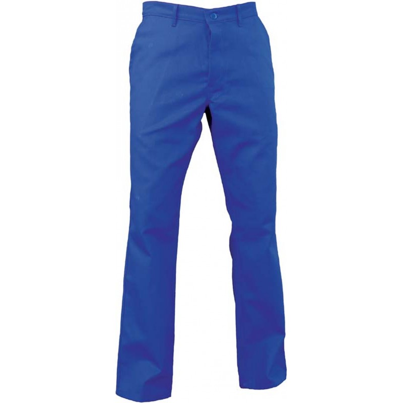 Pantalon BLEU DE TRAVAIL Coton avec poches genoux