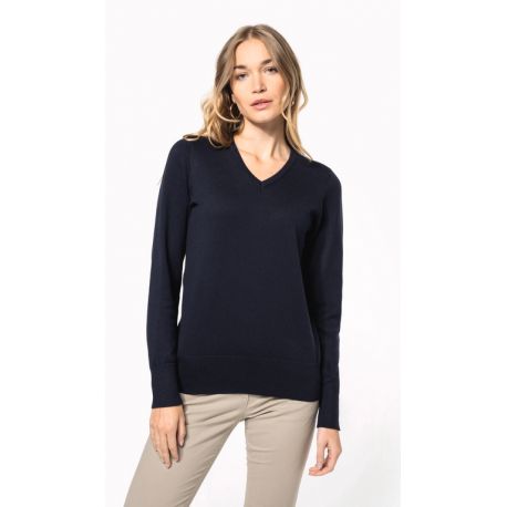 Pull femme marine